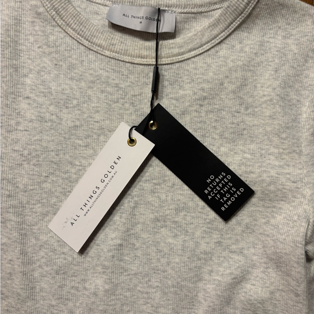 All Things Golden Elegant Gray Long Sleeve Dress - Picture 6 of 7